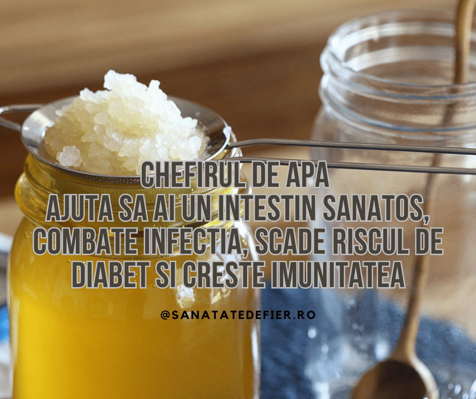 Chefir de apa: beneficii, valoare nutritionala si precautii